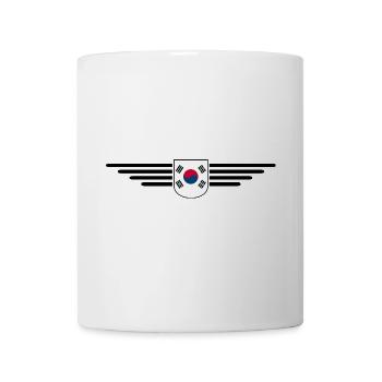 J’aime la Corée du Sud Design T-shirt Outfit - Mug blanc - blanc - Devant