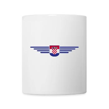 I Love Croatia, Elegance Style Design T-Shirt - Mug - white - Front