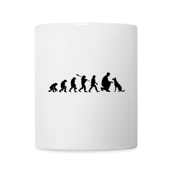Evolution Funny Belgian Malinois Shepherd Dog - Mug - white - Front