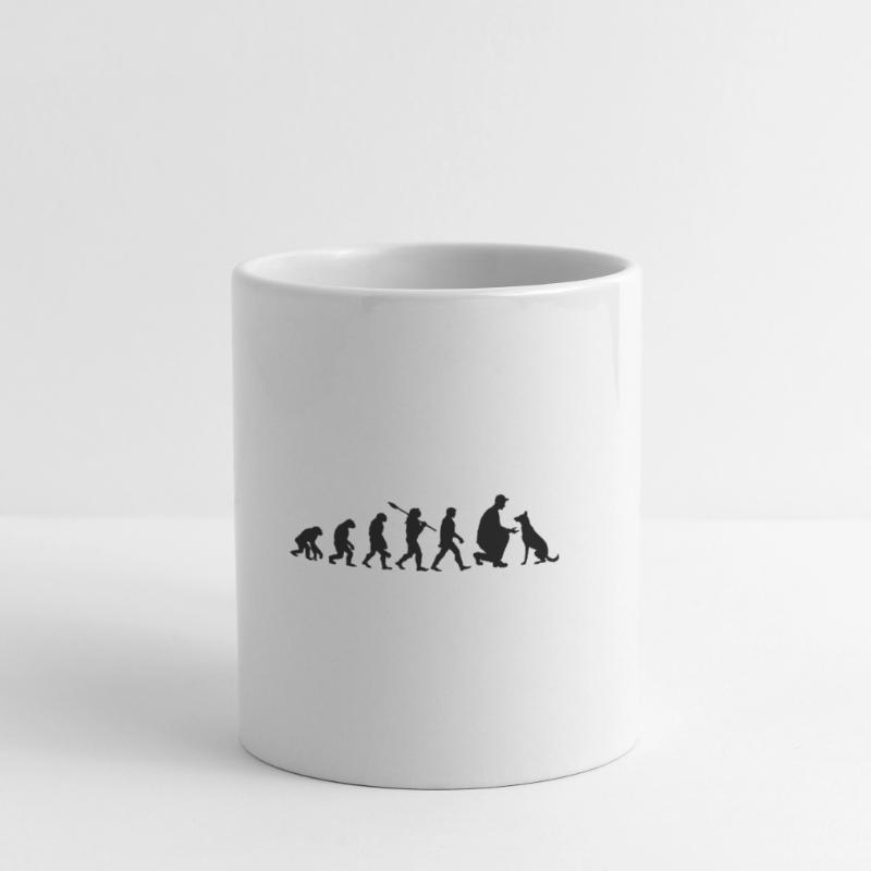 Evolution Funny Belgian Malinois Shepherd Dog Mug