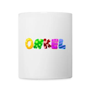 Baby Eltern Kind Geschenk Onkel Geburt Mama Papa - Tasse - Weiß - Vorne