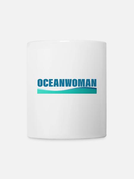 OCEANWOMAN - Tasse - Weiß