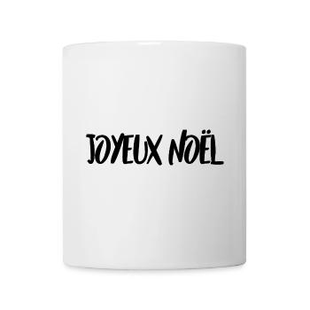 WEIHNACHTEN. FROHE WEIHNACHTEN. FROHE WEIHNACHTEN. NEUJAHRSTAG - Tasse - Weiß - Vorne
