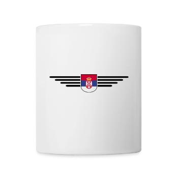 Design Serbie – Fierté et passion - Mug blanc - blanc - Devant