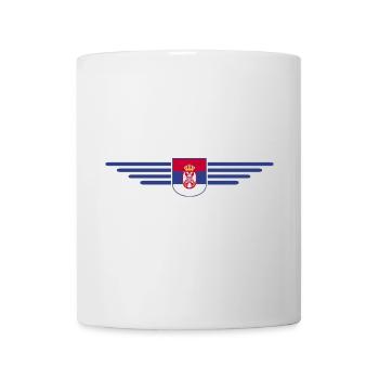 Design Serbie – Fierté et passion - Mug blanc - blanc - Devant