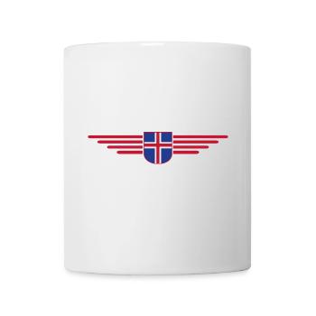 Iceland T-Shirt – Magic of the Northern Lights - Mug - white - Front