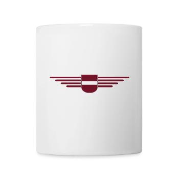 Lettland T-Shirt – Stolz und Tradition - Tasse - Weiß - Vorne