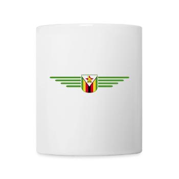 Simbabwe T-Shirt für Afrika-Fans - Tasse - Weiß - Vorne