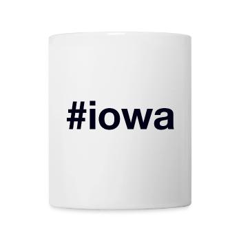 IOWA Hashtag - Mug - white - Front