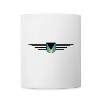 Bahamas Fans: Tropisches Design - Tasse - Weiß - Vorne