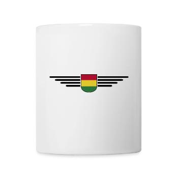J’aime la Bolivie, T-shirt design de style élégance - Mug blanc - blanc - Devant