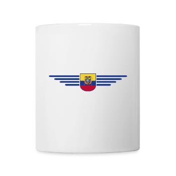 Ecuador Fans T-Shirt Design - Tasse - Weiß - Vorne