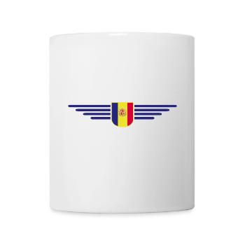 Andorra Fans T-Shirt Design - Tasse - Weiß - Vorne