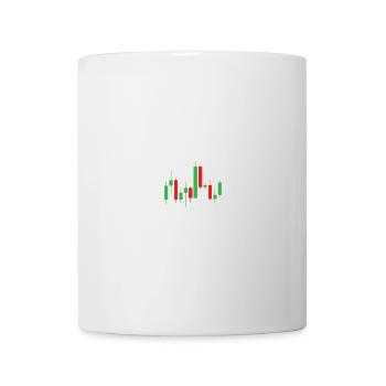 Stock market heartbeat EKG stocks forex trading - Mug - white - Front
