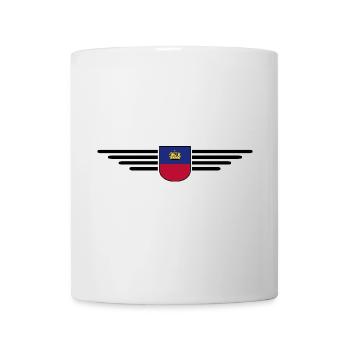 Conception de t-shirt Liechtenstein pour les fans - Mug blanc - blanc - Devant