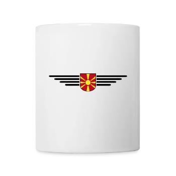 Mazedonien T-Shirt Design für Fans - Tasse - Weiß - Vorne