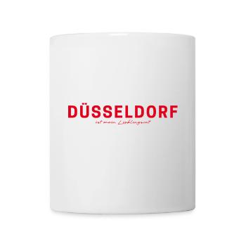 Düsseldorf T-Shirt – Skyline & Rhine Style - Mug - white - Front