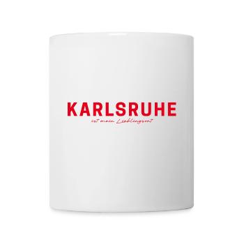 T-shirt Karlsruhe – parfait pour les fans et les amoureux - Mug blanc - blanc - Devant