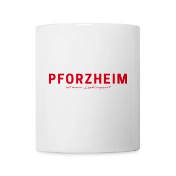 T-Shirt Pforzheim – Parfait pour les fans - Mug blanc - blanc - Devant