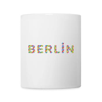 Berlin Deutschland Fan Flagge Design T Shirt - Tasse - Weiß - Vorne