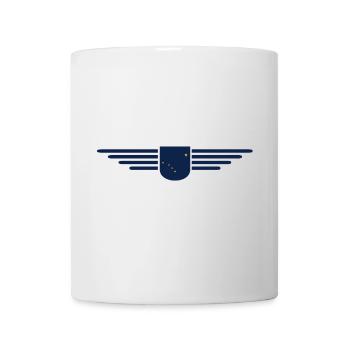 Alaska Fan T-Shirt – USA-Style - Tasse - Weiß - Vorne