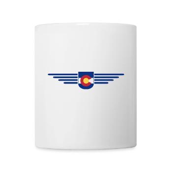 T-shirt Colorado Fan – Montagnes et aventure - Mug blanc - blanc - Devant