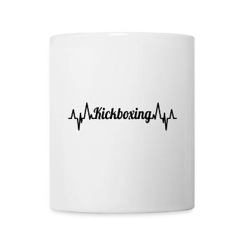 Kickboxing ECG Heartline - Mug blanc - blanc - Devant