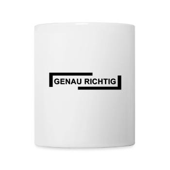 Débordement d’aquarelle abstraite - Mug blanc - blanc - Devant