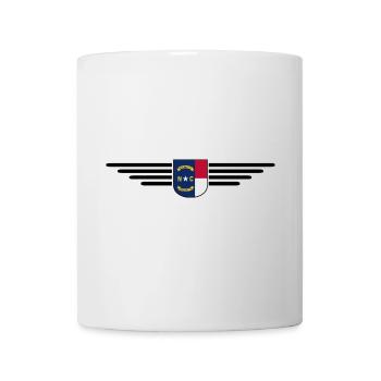 North Carolina Fan T-Shirt – Stylisch & Einzigarti - Tasse - Weiß - Vorne