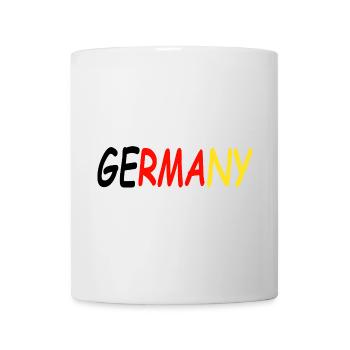 Germany Schwarz Rot Gold - Tasse - Weiß - Vorne