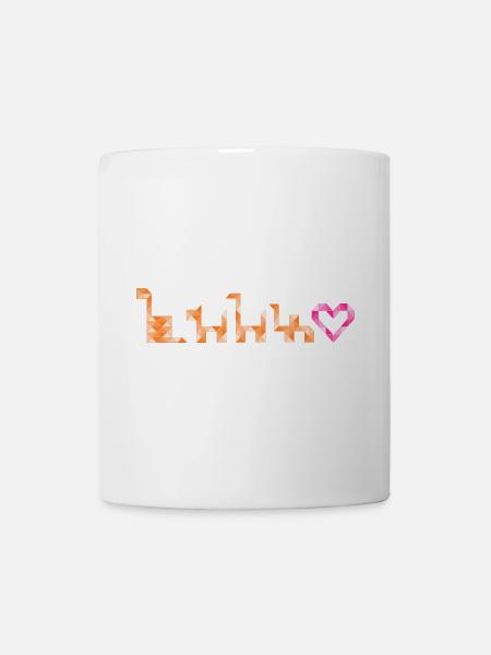 Créatures triangulaires – Du serpent au chameau - Mug blanc - blanc