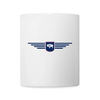 T-shirt de fan du Wyoming – Wild & Free - Mug blanc - blanc - Devant