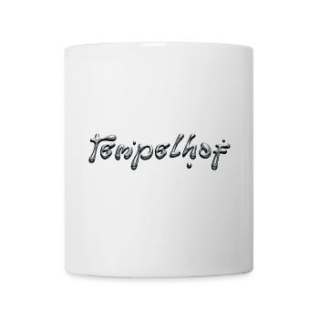 Typographie Tempelhof Liquid Chrome - Mug blanc - blanc - Devant