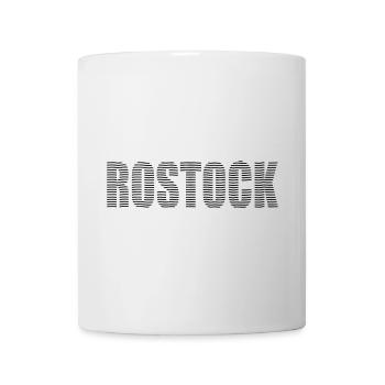 Rostock Linienschrift - Tasse - Weiß - Vorne