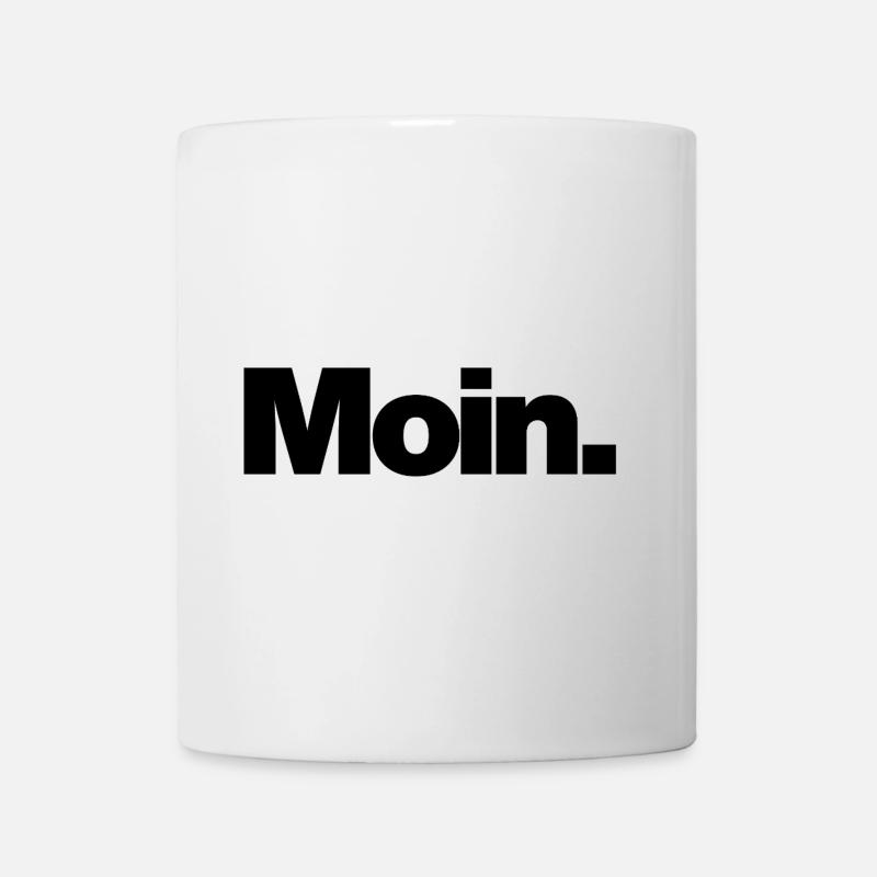 Moin – North German greeting - Mug - white