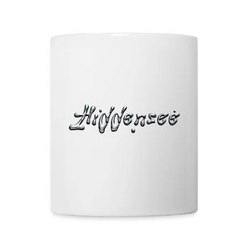 Lettrage chromé Hiddensee - Mug blanc - blanc - Devant