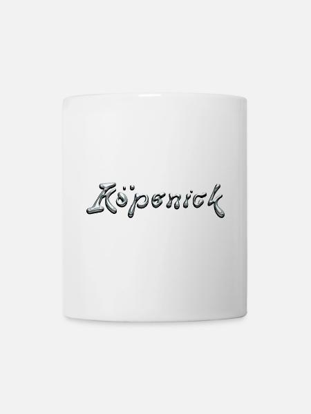 Köpenick Liquid Chrome Typography - Tasse - Weiß