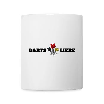Darts ist Liebe - Tasse - Weiß - Vorne