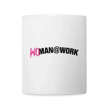 Woman at work - Tasse - Weiß - Vorne