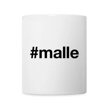 MALLE Mallorca Hashtag Spanien - Tasse - Weiß - Vorne