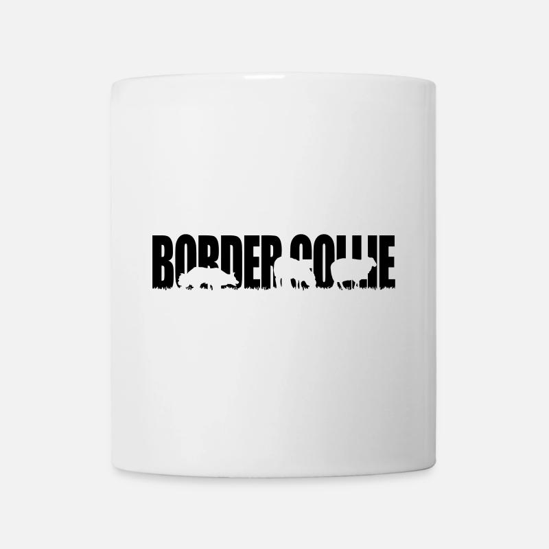 BORDER COLLIE WORKING DOG Wilsigns Hundemotiv Hund - Tasse - Weiß