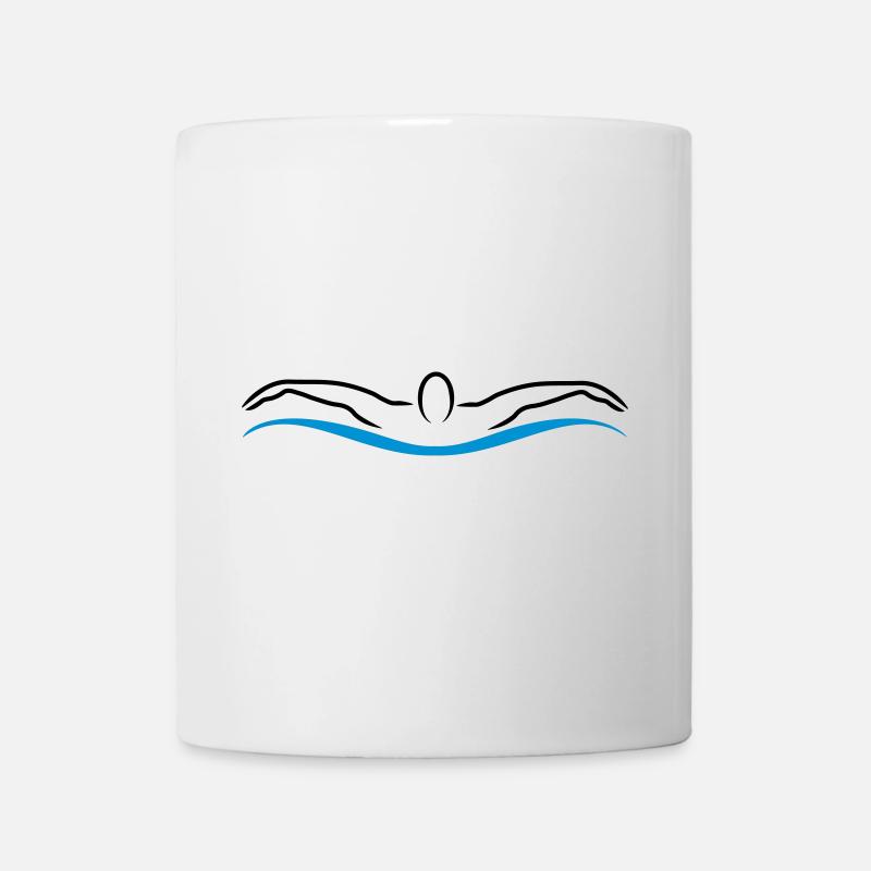 swim - Mug - white