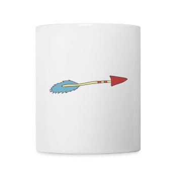 arrow - Mug - white - Front