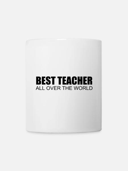 best teacher all over the world - Mug - white