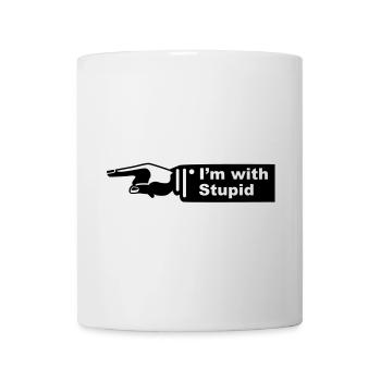im with stupid - Mug - white - Front