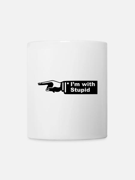 im with stupid - Mug - white