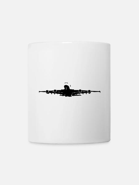 Passagierflugzeug - Tasse - Weiß