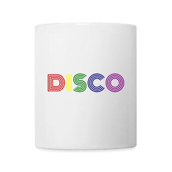 Disco Neon Stripes Retro - Mug - white - Front