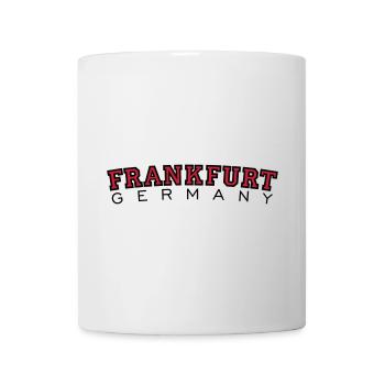 Frankfurt Germany Black&Red - Mug - white - Front