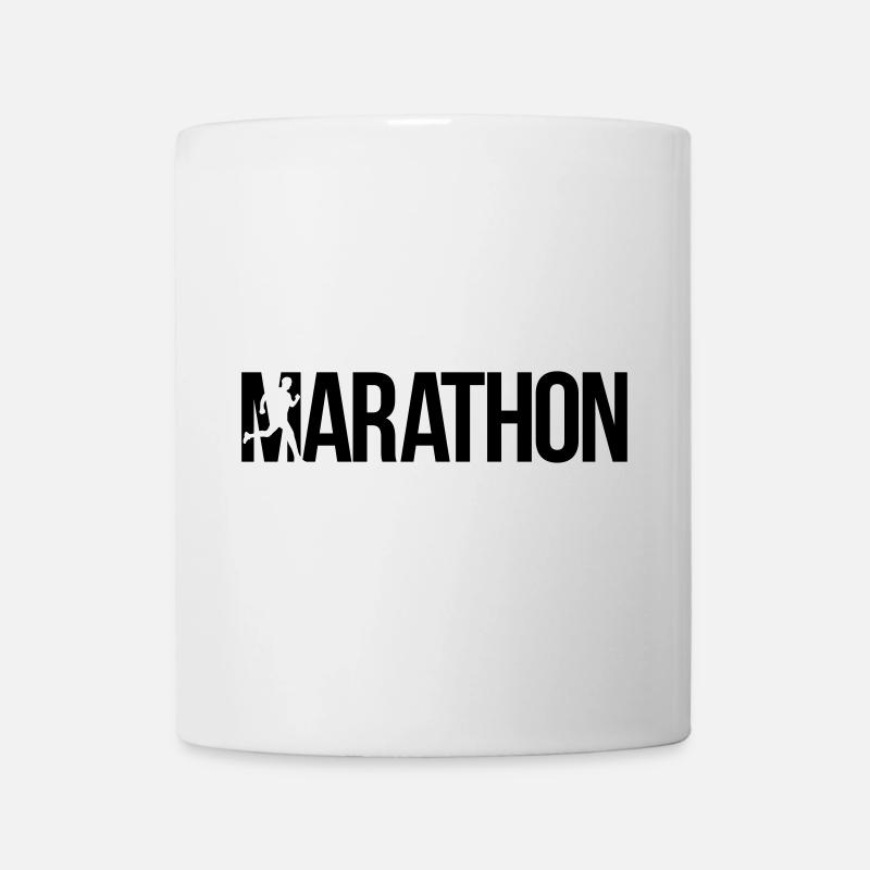 marathon - Tasse - Weiß
